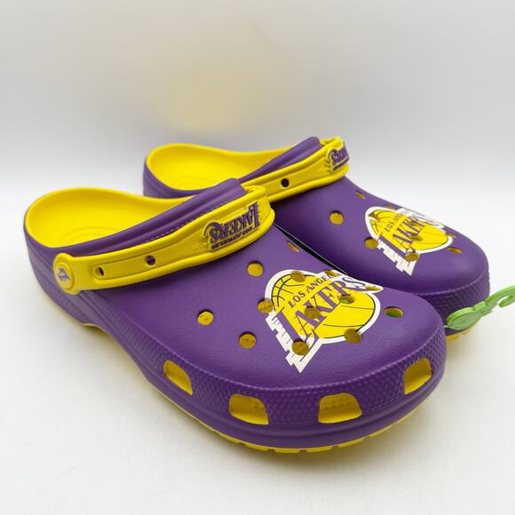 CROCS Mens NBA Los Angeles Lakers Clog US 10 EU 43.5 Purple Yellow NWT main image 10